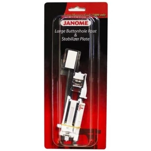 Janome Large Buttonhole Foot & Stabilizer Plate for MC15000 New - Picture 1 of 1