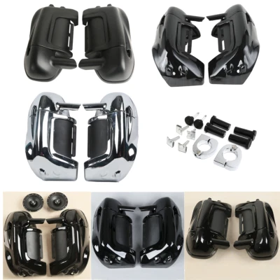 Carenado de pierna ventilado inferior apto para Harley Road Glide Street Electra Glide 83-13 12 Foto 1 de 4