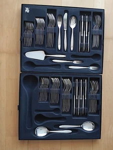 Besteck Serie von Pfeiffer Solingen rostfrei 90er  versilbert 65 Teile 12 Pers. - Bild 1 von 7