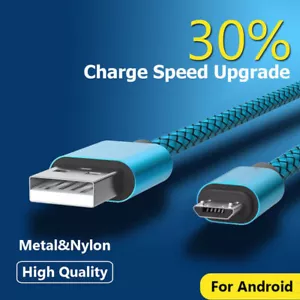 FAST CHARGING Android Charger Micro USB Cable For Samsung Galaxy S5 S6 S7 Note - Picture 1 of 6