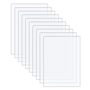 10 Pack of Acrylic Sheets 5x7-0.043" Thick Clear Extruded Plexiglass Sheets for - Picture 1 of 12