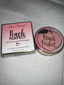 Too Faced Peach Perfect TRANSLUCENT PEACH WHISPER Loose Setting Powder (0.12 oz) - Picture 1 of 3