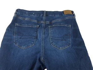 American Eagle Womens 10 Next Level Stretch Denim Curvy HI Rise Jeggings 31"X28" - Picture 1 of 13