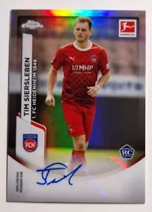 Topps Bundesliga Chrome 2023/24 - Tim Siersleben - 1. FC Heidenheim - Autograph - Bild 1 von 1