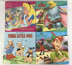 Disney Storybooks Set of 4 Alice in Wonderland, Dumbo, Peter Pan, Three Pigs NEW