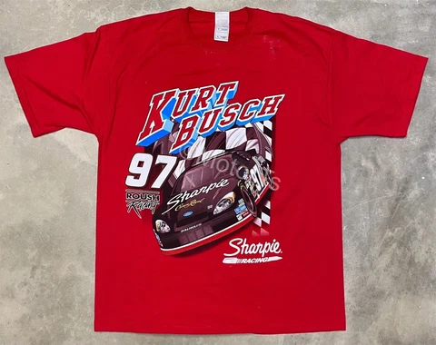 2005 NOS Kurt Busch Sharpie  Roush Racing NASCAR Tee - XL Cover
