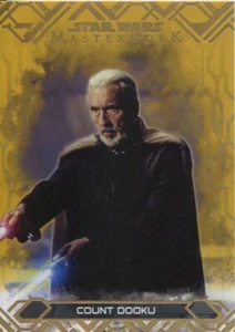 Star Wars Masterwork 2017 Gold Base Card #6 Count Dooku - Picture 1 of 1