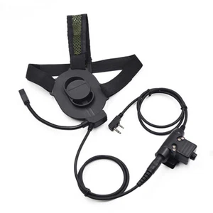 Tactical Headset with U94 PTT Mic for Wouxun KG-UVD1P Puxing PX888 Baofeng UV10R - Picture 1 of 10