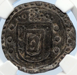 1557-78 INDIA PORTUGESE PORTUGAL King Sebastiao ANTIQUE Bastado Coin NGC i106055 - Picture 1 of 5