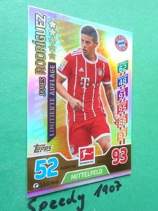 Topps Match Attax 17 18 limitiert München Rodriguez L1 limited 2017 2018 - Picture 1 of 1