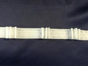 20m 3-Faltenband 1:2,5 26mm Weiß Gardinenband Gardinenzubehör - Bild 1 von 1