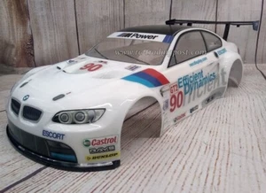 BMW M3 GT2 (E92) Custom Painted RC Car Body 1/10 OnRoad HPI/4Tec2.0/V100/RDS/200 - Picture 1 of 3