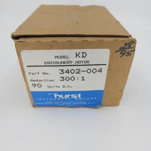 Motore strumentazione Hurst Model KD 3402-004 300:1 riduzione 90V DC - nuovo con scatola - Foto 1 di 6