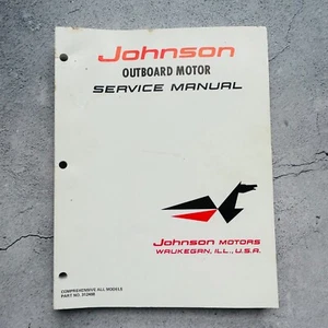 Johnson Motor Fueraborda Manual de Servicio Todos los Modelos Nº 312468 - Imagen 1 de 11