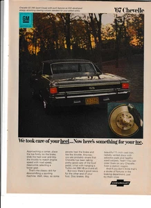 Original 1967 Chevrolet Chevelle Magazine Ad "We Took Care of Your Heel..." - Picture 1 of 1