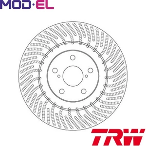 2x BRAKE DISC DF6692S FOR LEXUS GSRCISIII 2GR-FSE/FXE 3.5L 4GR-FSE 2.5L 6cyl GS - Picture 1 of 18
