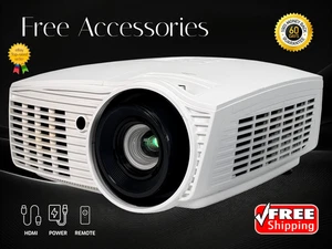 Optoma EH415 DLP Projector 4200 Lumens Full HD 3D USB | Kit Included, Plug & Use - Picture 1 of 13