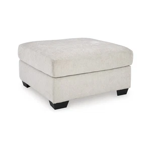 Signature Design by Ashley Aviemore Oversized Stone Gray Accent Ottoman - Large - Picture 1 of 5