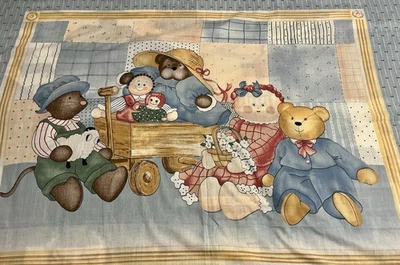 VTG  Princess Fabrics Children's Toys Cotton Blend Fabric Panel 35" x 45" - Image 1 of 4
