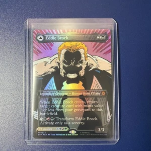 Eddie Brock (0233) (Borderless) Marvel's Spider-Man Foil - Picture 1 of 4