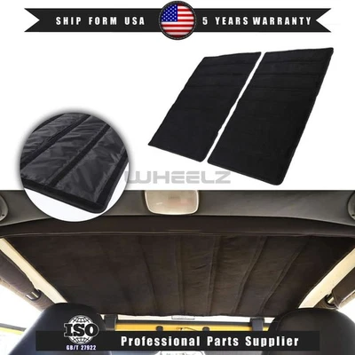 Sound Hardtop Headliner Roof Insulation Cotton Kit for Jeep Wrangler TJ 1997-06 Foto 1 de 4