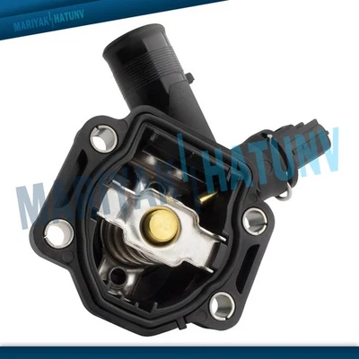 Termostato de refrigerante de motor con conjunto de carcasa para Land Rover LR2 Volvo S60 S80 Foto 1 de 4