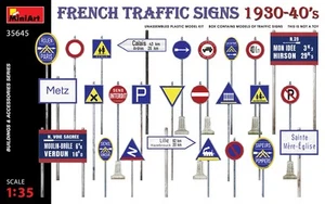 (MIN35645) - Miniart 1:35 - Traffic Signs France 1930-40's - Photo 1/1