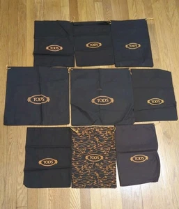 9 bolsas antipolvo de almacenamiento con cordón de tela TOD'S 14" X 10 y 14,5' X 15" - Imagen 1 de 10