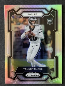 2023 Panini Prizm Silver Holo Tanner McKee Rookie #383 EAGLES RC Rookie 🏈🔥📈 - Picture 1 of 2