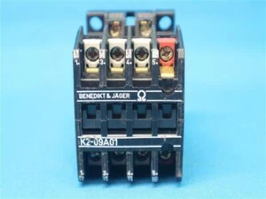 Contactor Benedikt & Jager K2-09A01 K209A01 K2-09A - Imagen 1 de 7