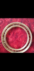 14 inch Wreath Rings Flat Wire Copper Mossing Frame x 4
