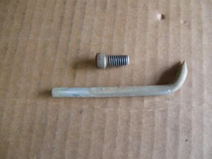 Parts From a Delta Milwaukee 1160 Table Saw- Pointer Rod and Screw - Picture 1 of 3