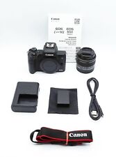 Canon EOS M50 Mark II 24.1MP Mirrorless Camera - Black (EF-M 15-45mm Lens