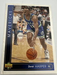 Derek Harper 1993-94 Upper Deck NBA Basketball Trading Card #87 BF - Picture 1 of 3