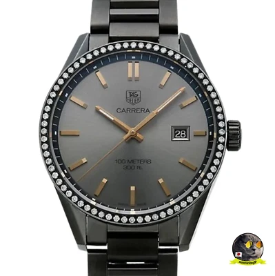 Reloj para hombre Tag Heuer Carrera Cara Delevingne diamantes especiales WAR101B.FC6367 Foto 1 de 4