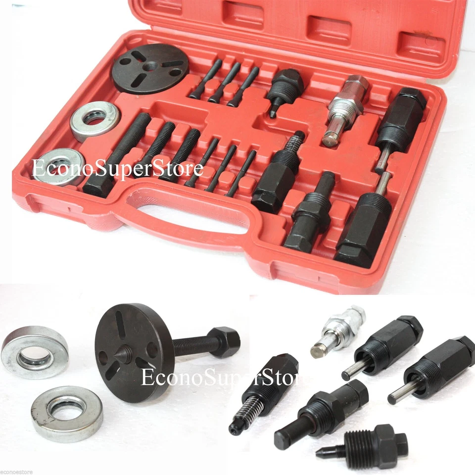 AC Compressor Clutch Hub Puller Plates Removal Kit GM FORD Chryster Sanden DKS - Image 1 of 1