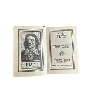 Antique John Keats Book in great condition - Bild 1 von 8