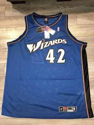 Jerry Stackhouse #42 Detroit Pistons NBA Nike Camiseta de Baloncesto Cosida 56 3XL NUEVA Foto 1 de 4