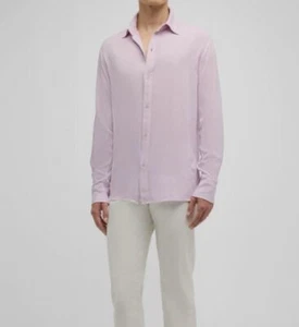 Ser.O.Ya Men's Purple Collared Long Sleeve Timothy Sport Button-Up Shirt Size S - Picture 1 of 5