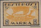 13 gestempeld 1919 Postzegels: Wikingerschiff