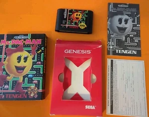 Ms. Pac-Man (Sega Genesis) CIB Complete w/ Manual Tested - Picture 1 of 9