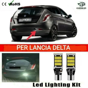 LAMPADA RETROMARCIA 45 LED T15 W16W CANBUS PER LANCIA DELTA 6000K NO ERROR - Bild 1 von 5