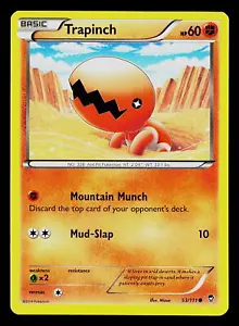 Pokemon Card - Trapinch XY - Furious Fists 53/111 Error Miscut Back - Picture 1 of 2