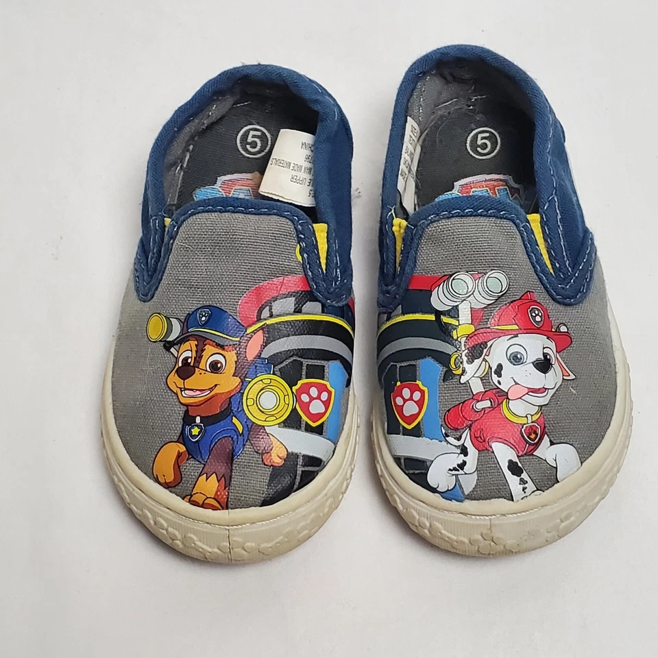 Sapatos de lona Paw Patrol meninos tamanho 5 - Imagem 1 de 4