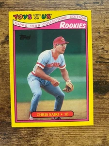 CHRIS SABO 1989 TOPPS TOYS R US ROOKIES SET CARD, CINCINNATI REDS - Picture 1 of 1