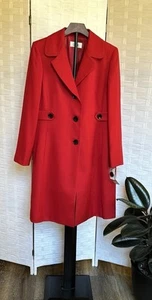 Elegant Le Suit Red Women’s Coat - Picture 1 of 4