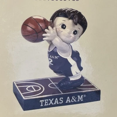 Figura de niño de baloncesto universitario Zoe's Texas A&M TAMU-201 Aggies juguete de escritorio NUEVO Foto 1 de 2