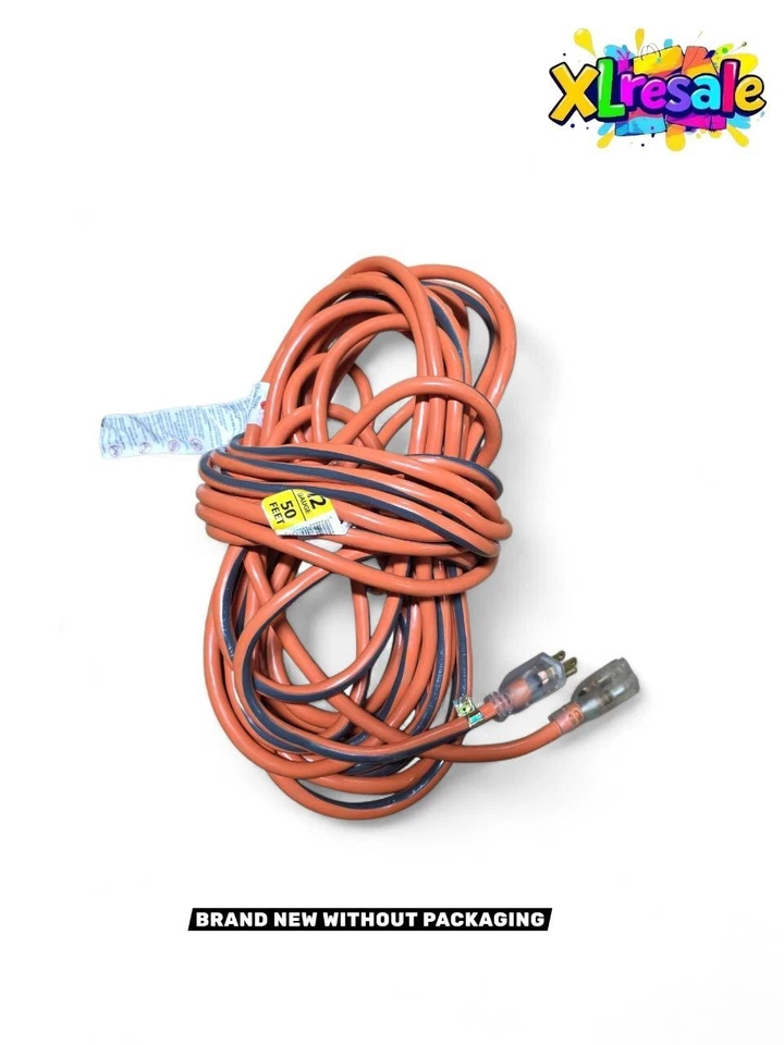 Ridgid 50ft. 12/3 Indoor Outdoor Extension Cord 12 gauge 50 feet ft