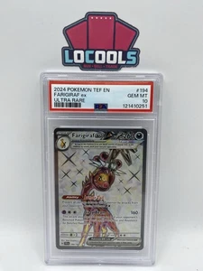 2024 Pokemon Forze Temporali Farigiraf Ex Ultra Rara #194 PSA 10 - Foto 1 di 2