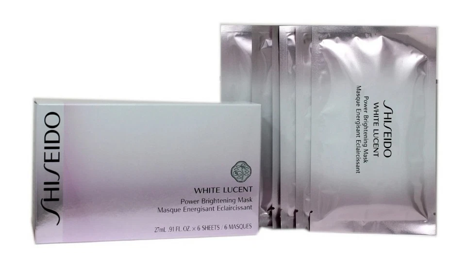 MASCARILLAS ILUMINADORAS SHISEIDO WHITE LUCENT POWER - 27ML x 6 HOJAS SH10447 Foto 1 de 2